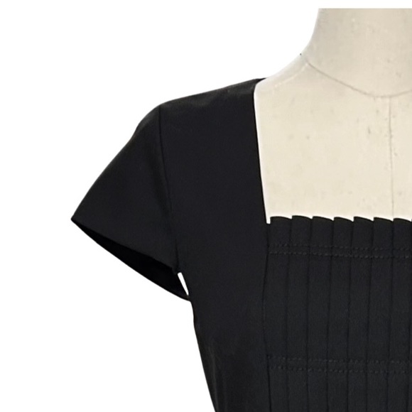 Women's Ann Taylor Cap Sleeve Midi-Length Lined Dress Size 0 - Picture 4 of 11